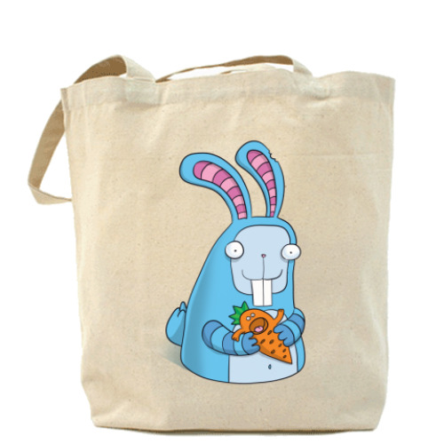 Сумка шоппер с принтом Mad Rabbid