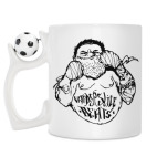 Кружка с футбольным мячиком