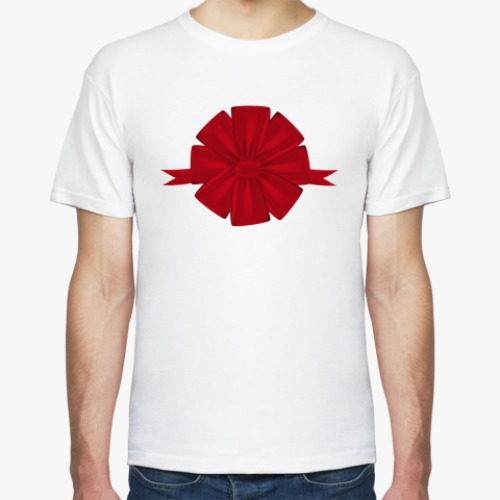 Футболка с принтом бант