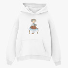 Толстовка худи оверсайз