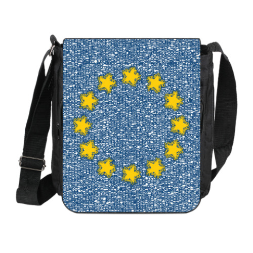 Сумка на плечо (мини-планшет) Флаг Евросоюза