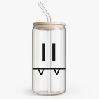 Банка с бамбуковой крышкой