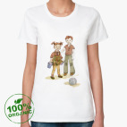 Женская футболка органик