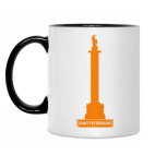 Кружка двухцветная