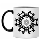 Кружка двухцветная