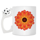 Кружка с футбольным мячиком