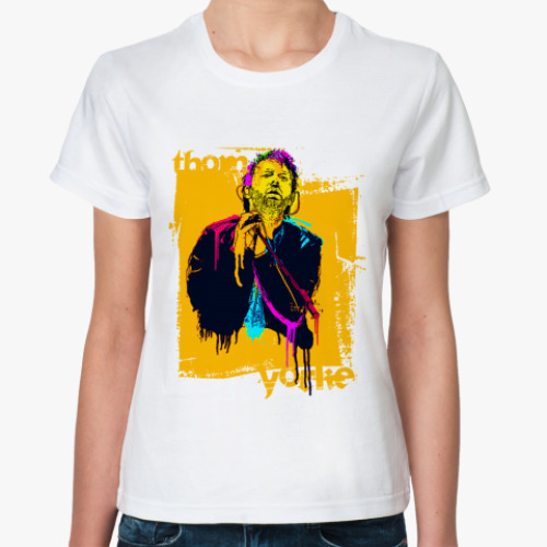 Классическая футболка с принтом  футболка  TY