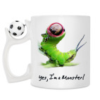 Кружка с футбольным мячиком