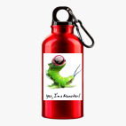 Металлическая бутылка 400 мл UV-DTF