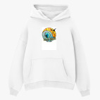 Толстовка худи оверсайз