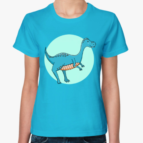 Женская футболка Динозаврик