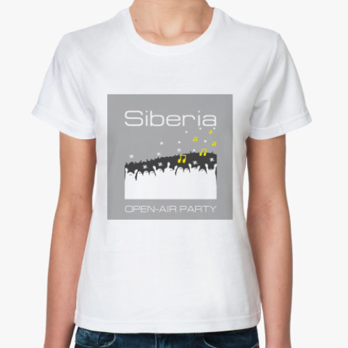 Классическая футболка с принтом OpenAir