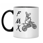 Кружка двухцветная