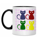 Кружка двухцветная