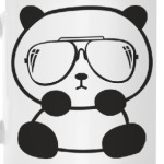 Панда в очках