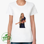 Женская футболка органик