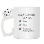 Кружка с футбольным мячиком