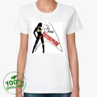 Женская футболка органик