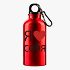 Металлическая бутылка 400 мл UV-DTF