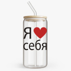 Банка с бамбуковой крышкой