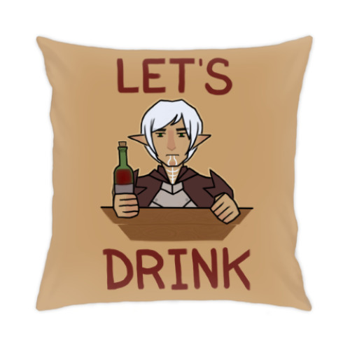 Подушка с принтом Fenris Alco-men