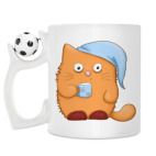 Кружка с футбольным мячиком