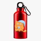 Металлическая бутылка 400 мл UV-DTF