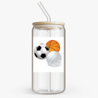 Банка с бамбуковой крышкой