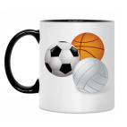 Кружка двухцветная