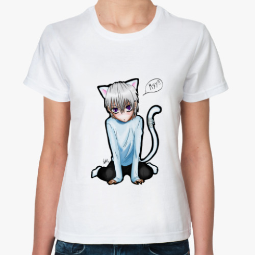 Классическая футболка с принтом Neko-Zero