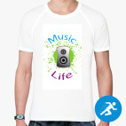 Мужская спортивная футболка