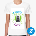 Женская спортивная футболка