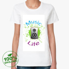 Женская футболка органик