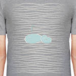 Кит качается на волнах