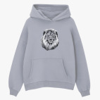 Толстовка худи оверсайз