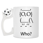 Кружка с футбольным мячиком