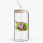 Банка с бамбуковой крышкой