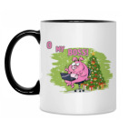 Кружка двухцветная