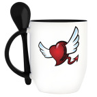 Кружка с ложкой