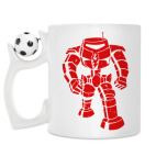 Кружка с футбольным мячиком