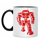 Кружка двухцветная