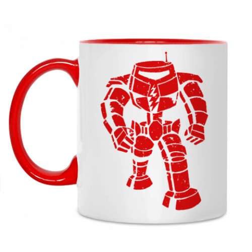Кружка с принтом 'Manbot'