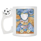 Кружка с футбольным мячиком