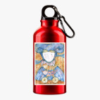 Металлическая бутылка 400 мл UV-DTF