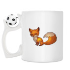 Кружка с футбольным мячиком