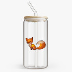 Банка с бамбуковой крышкой