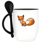 Кружка с ложкой