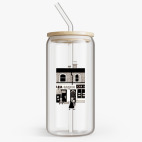 Банка с бамбуковой крышкой