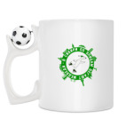 Кружка с футбольным мячиком