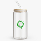 Банка с бамбуковой крышкой